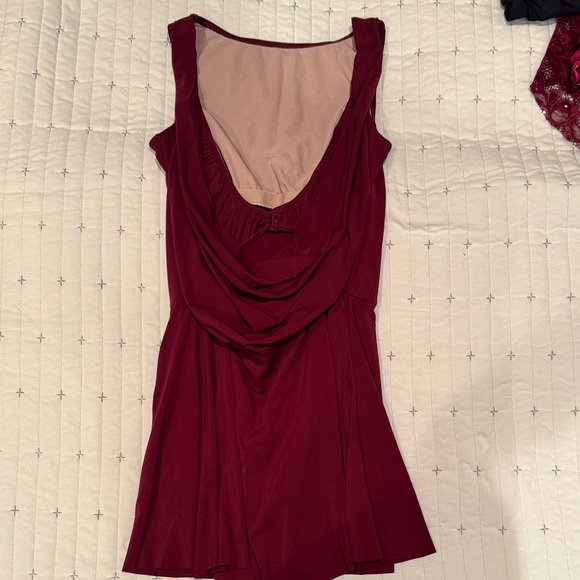 Balera Wine Red Sleeveless Mini Dress - Picture 2 of 6